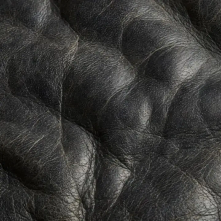 Makrofotografia tekstury skóry cielęcej w odcieniach ivory